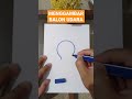 Menggambar balon udara shorts drawing menggambar kiddichannel