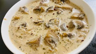 Garlic Mushrooms | Creamy Garlic Butter Mushrooms Sauce | Mushroom With Sweet Pepper #mushroom by NJ Diaries 689 views 1 year ago 3 minutes, 14 seconds