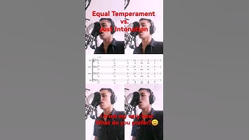 Equal Temperament vs Just Intonation - All The Things You Are #acapella #justintonation #jazz #sing