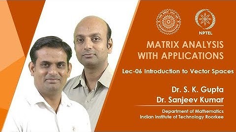 Introduction to Vector Spaces