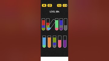 Water sort puzzle level 694