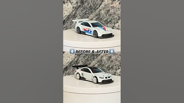 HOW TO CUSTOMIZE HOTWHEELS BMW M3 GT2 #hotwheels #custom #diy #bmw #m3 #howto #tutorial #cars