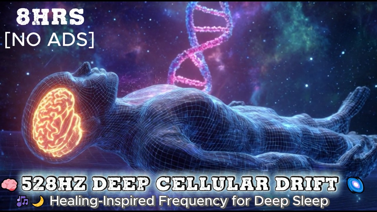 🧠🎶528Hz Deep Cellular Drift 🌌 |  Healing-Inspired Frequency for Deep Sleep🌙