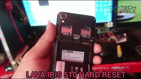Hard reset Lava iris 510 mobile..