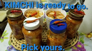 Part 2 Recipes. KIMCHI homemade is ready for you.