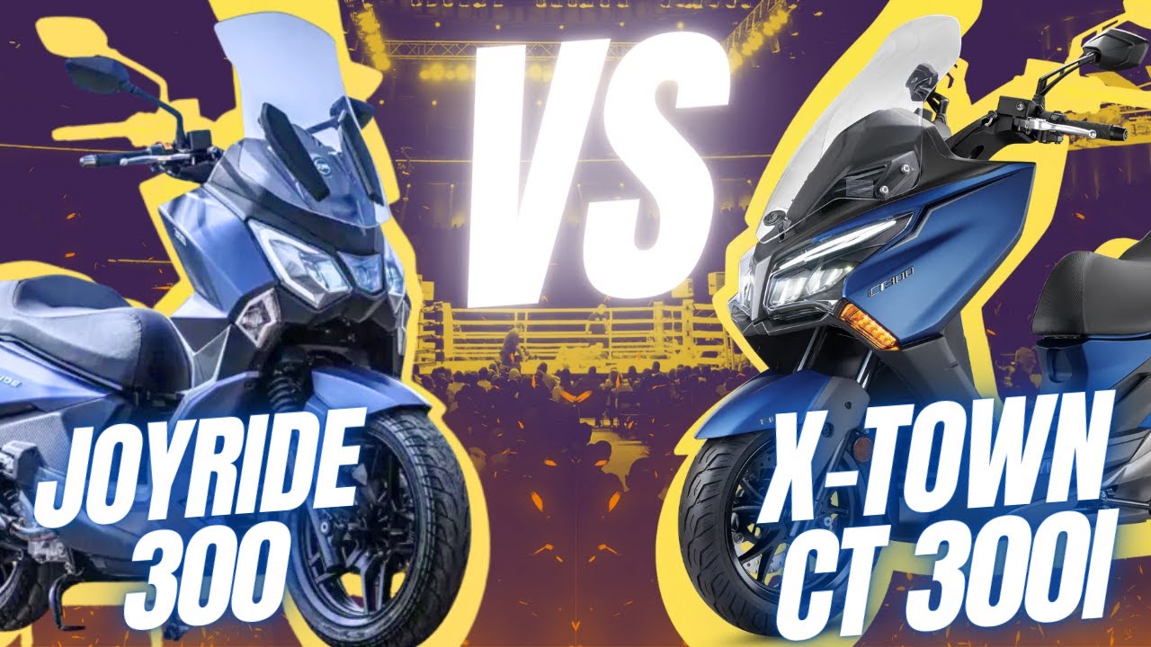 SYM Joyride 300 vs Kymco X-Town: Consumo, Confort y PRECIO en 2025