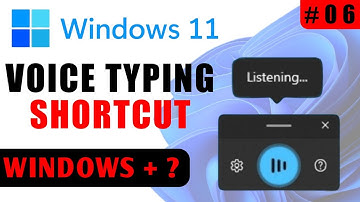 Voice Typing Shortcut | Windows 11 New Settings | #shorts #ytshorts