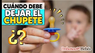 ☝ Cómo y cuándo QUITAR EL CHUPETE a un bebe