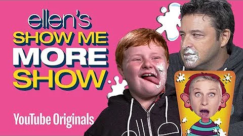 Andy Lassner and Noah Ritter Play Pie Face