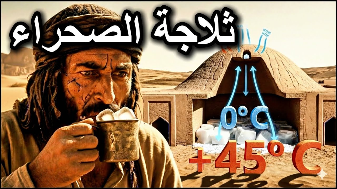 سر "الياخشال": كيف صنع القدماء الثلج في قلب الصحراء قبل 2000 عام؟! 🧊