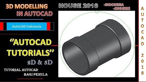 AutoCAD 3D Basics! Tutorial To Draw a Simple Socket | efektive and Fast