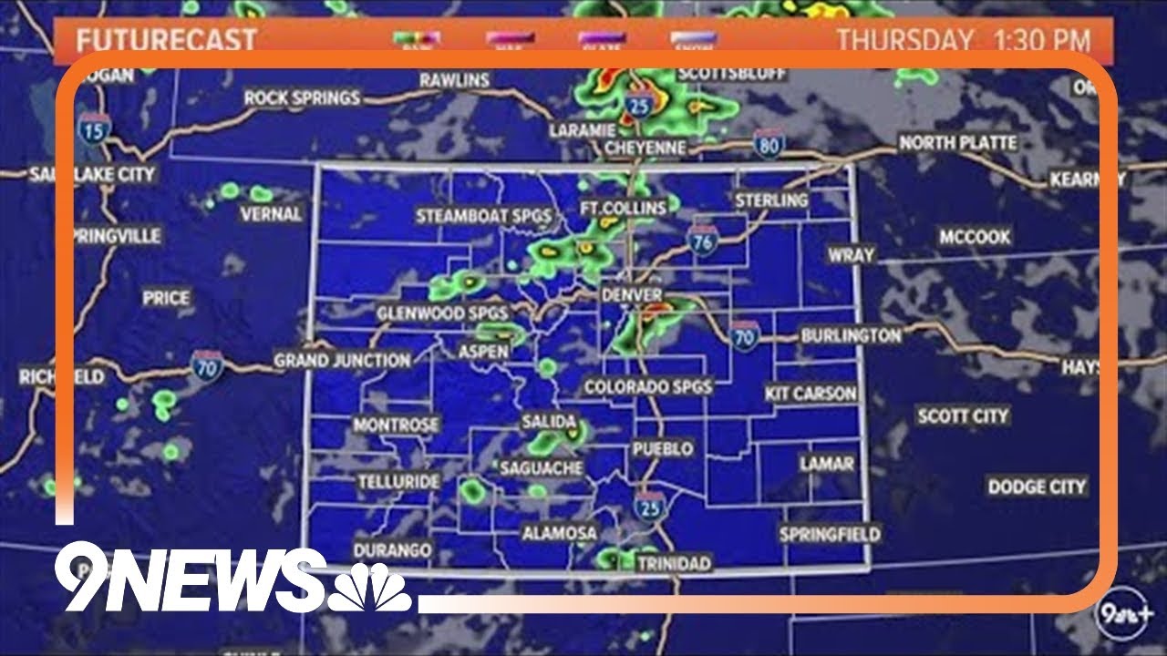 Severe weather chances Thursday in parts of the Denver metro - YouTube