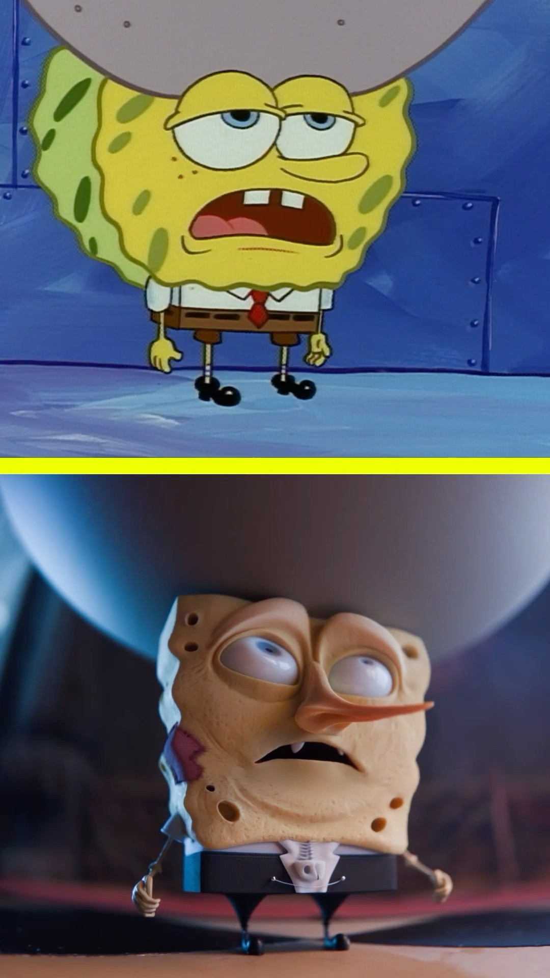 SpongeBob goes to rock bottom... IRL ? | #shorts