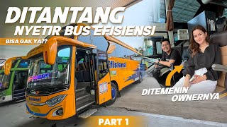 MAS ARKAN DISURUH OWNER EFISIENSI JADI DRIVER BUS NYA, MAU⁉️ Main ke Kantor Pusat Efisiensi Kebumen