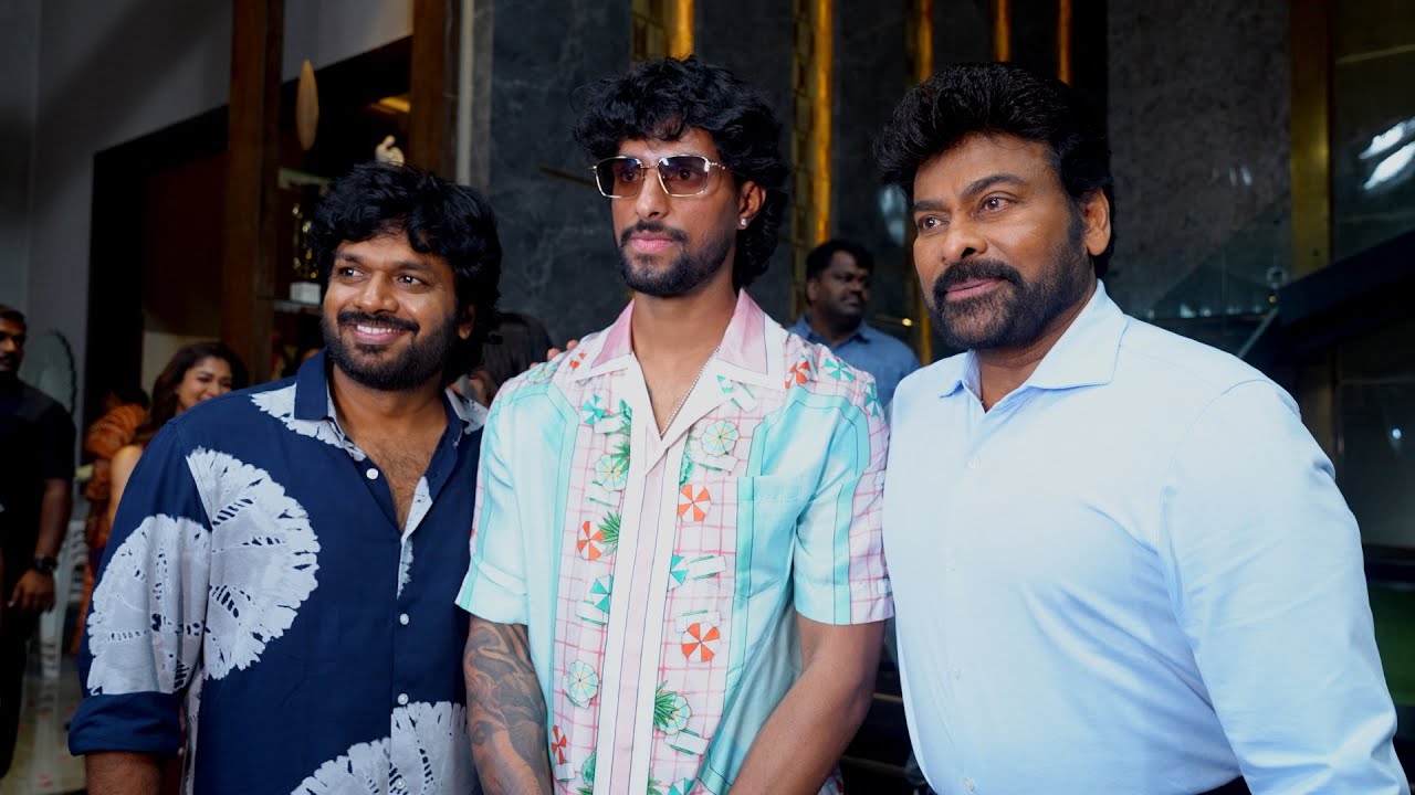 Megastar Chiranjeevi garu met Cricketer Tilak Varma | iDream Filmnagar