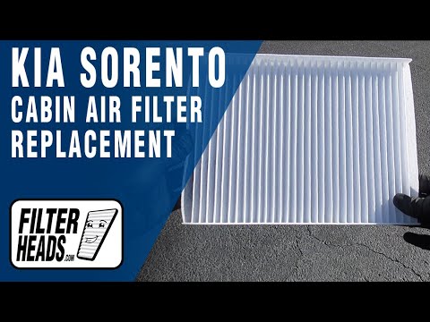 How to Replace Cabin Air Filter 2017 KIA Sorento