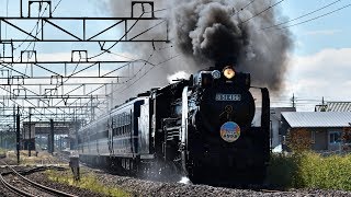 【D51 498青プレ】仲秋の上越線【EH200貨物】20181006 JNR Class D51