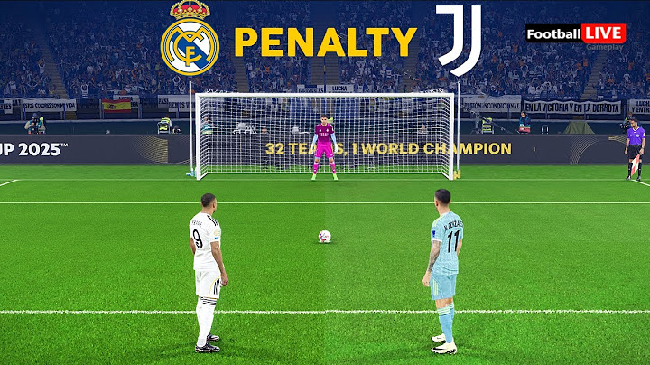 Real Madrid vs Juventus - Penalty Shootout - FIFA Club World Cup 2025 Mbappe vs Kolo | PES Gameplay