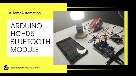 Controlling Home Appliances using Arduino and HC-05 Bluetooth module || Home Automation using HC-05