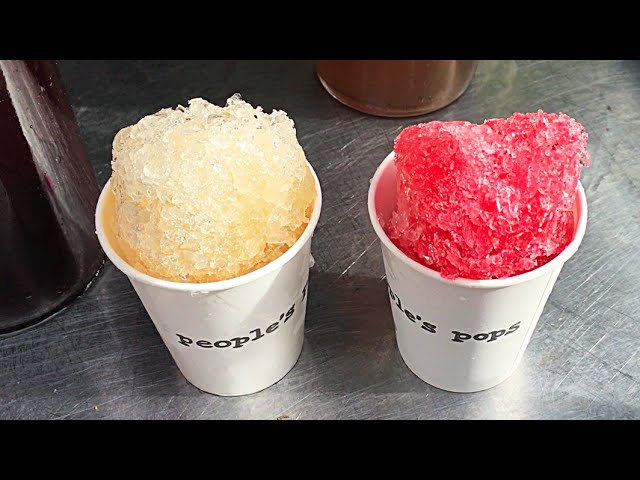 New York City Street Food - Shaved Ice Pops | Travel Thirsty