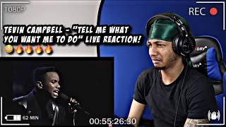Tevin Campbell "Tell Me What You Want Me To Do" LIVE! | REACTION!! UNBELIEVABLE!🔥🔥🔥