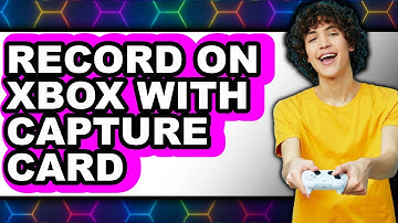 How to Record on Xbox with Capture Card (only Way)