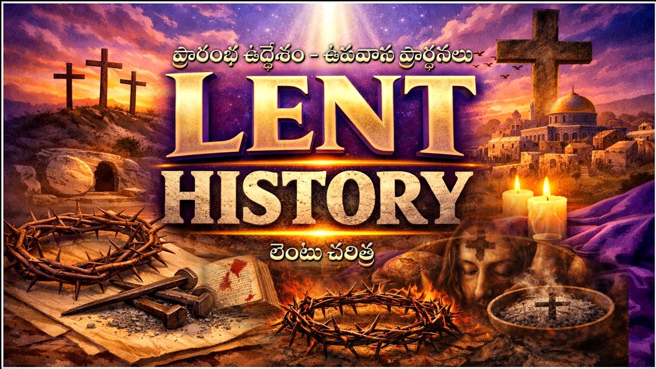LENT HISTORY - లెంట్ చరిత్ర మరియు లెంట్ ఎలా వచ్చింది? ఎలా మారింది?  How Lent Started? LENT FASTING