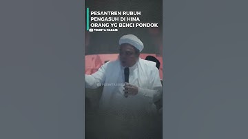 pondok pesantren rubuh malah pengasuhnya di hina #habibrizieq