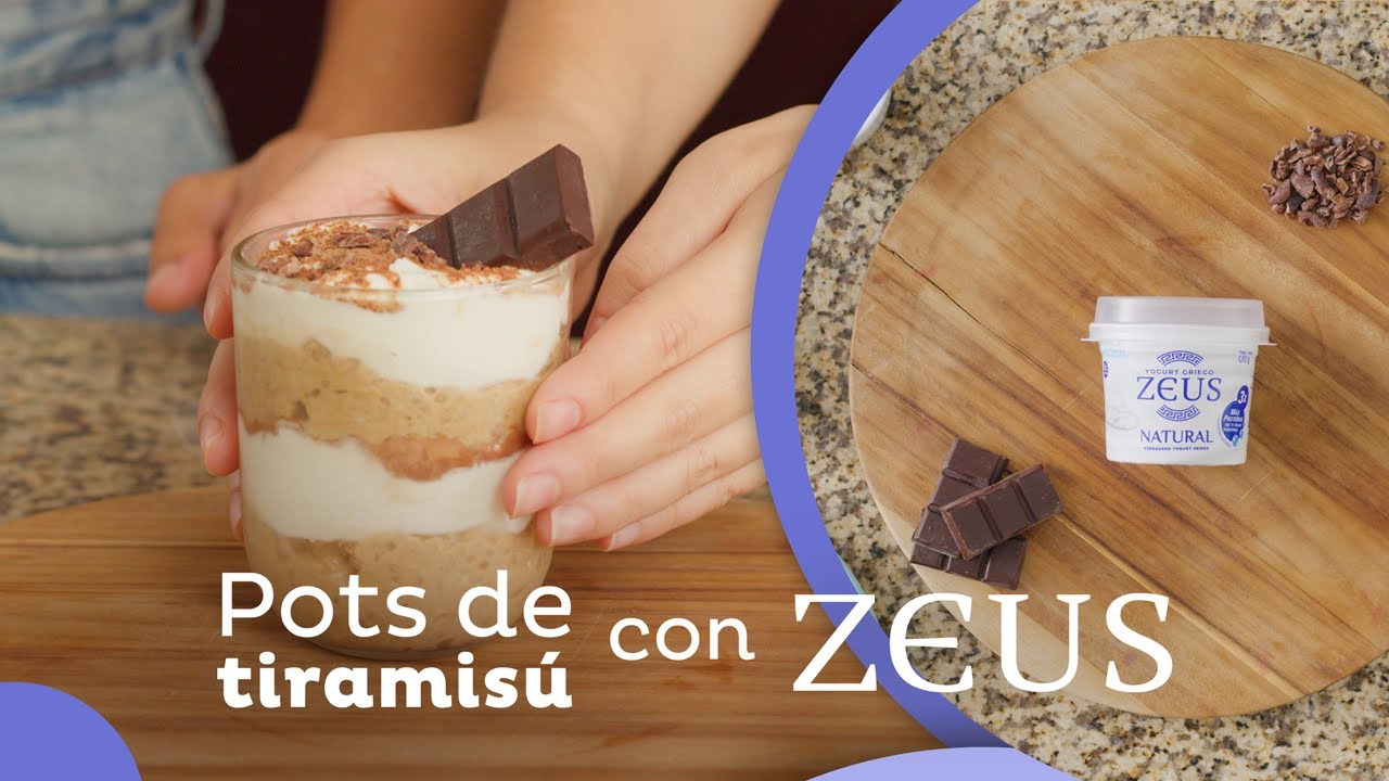¿Con ganas de dulce? ¡Haz un Tiramisú! Yogurt Griego Zeus YouTube