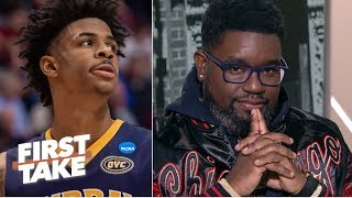 I like Ja Morant over Zion with the No. 1 overall pick - Lil Rel | First Take