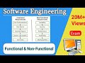 #08 What is Functional &amp; Non-Functional Requirements ? Software Engineering#softwareengineering 