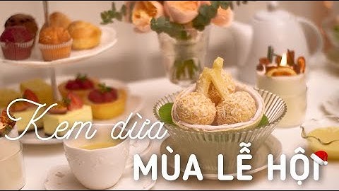 CÁCH LÀM KEM DỪA MÙA LỄ HỘI BÉO MỊN THƠM NGON 🍨🍧
