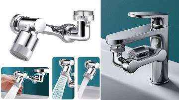 Review và Hướng Dẫn gắn Đầu Nối vòi nước thông minh xoay 180 độ