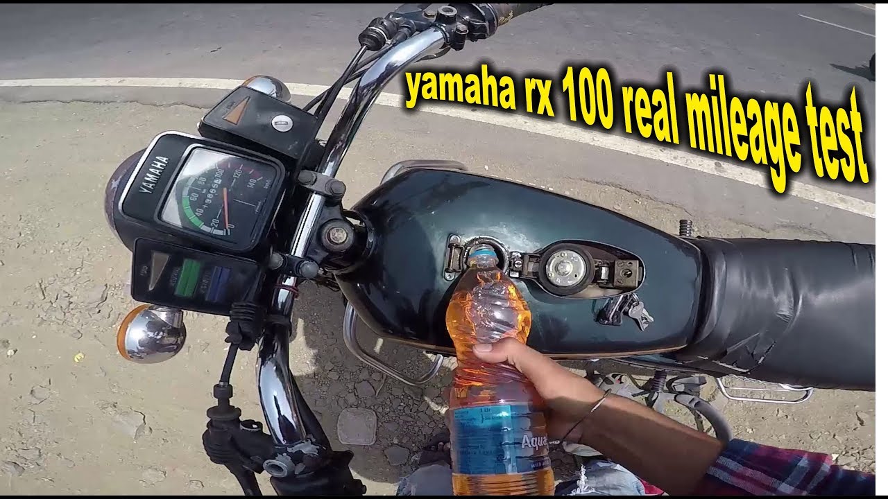 yamaha rx 100 real mileage test | best bike in 2stroke | bullet ...