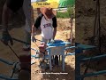 Manual Brick Pressing Process