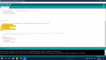 Simulación LED Auto Fantástico con Arduino