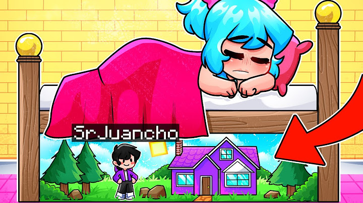¡MINECRAFT PERO CREO UNA MINI CASA DEBAJO DE LA CAMA DE MI NOVIA! 😂 SRJUANCHO SE ESCONDE DE SU NOVIA