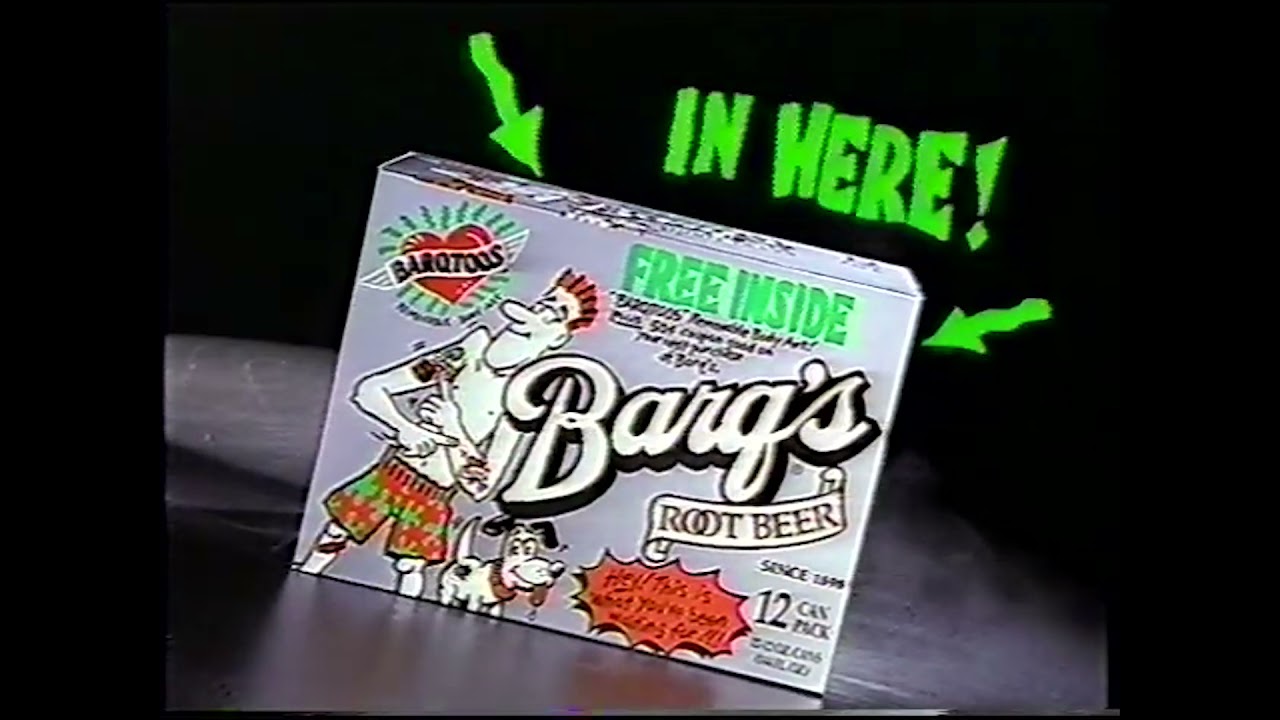 Barq's Root Beer Barqtoos Tie-In Ad (1993)
