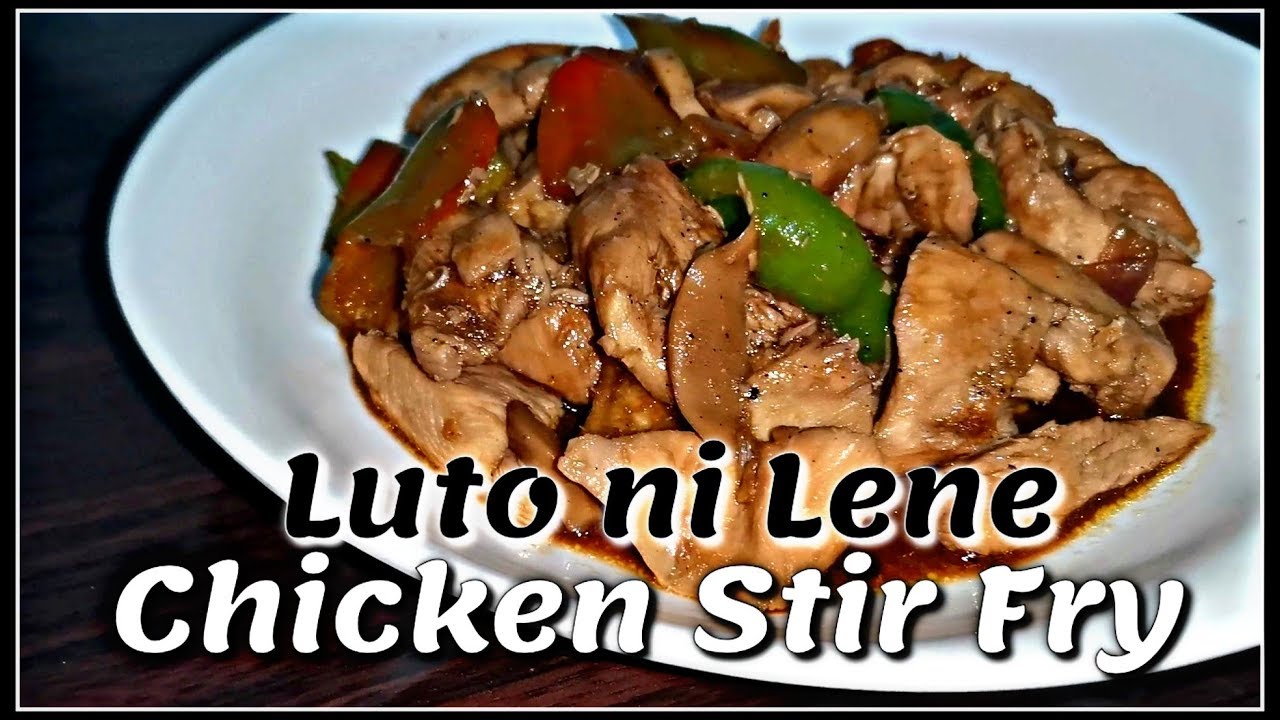CHICKEN STIR Fry with Knorr Chicken Savor Liquid Seasoning Easy to