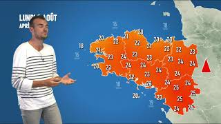 Bulletin météo pour le lundi 3 août 2020 screenshot 1
