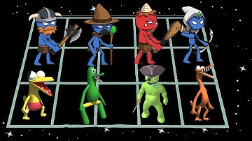 Merge Rainbow: 3D Run VS Merge Stickman - Stick War