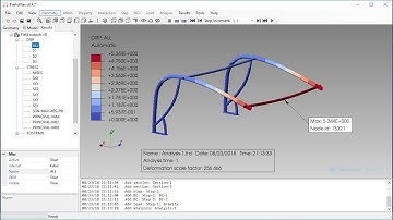 PrePoMax & CalculiX - Gravity