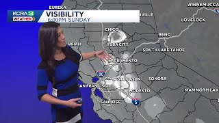 Northern California forecast: Monday will start foggy again, end with sunshine