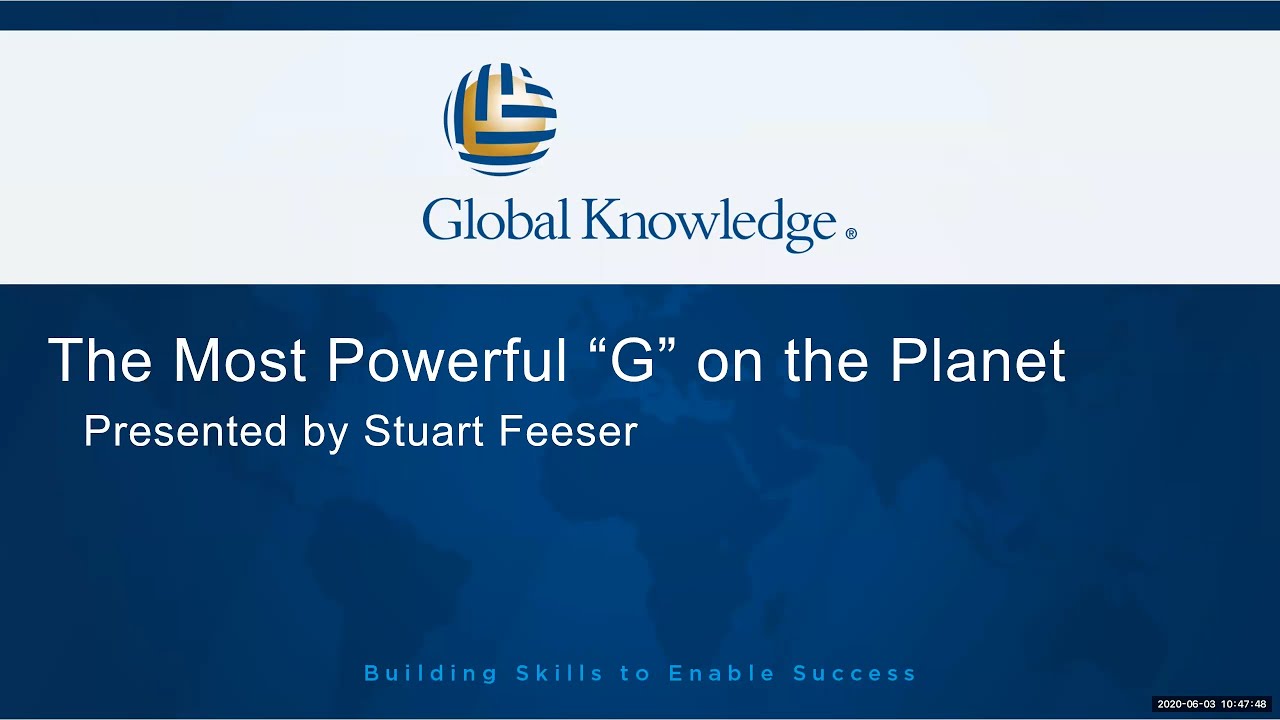 5G | The Most Powerful ‘G’ on The Planet | Global Knowledge - YouTube