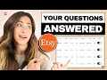 Cracking Etsy Ads: ALL Your Questions ANSWERED in One Video! 🚀✨