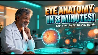 EYE ANATOMY IN 3 MINUTES! | Dr. Keshav Narain