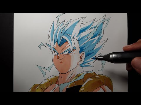 Video How to draw Gogeta cách vẽ Gogeta - Dragon ball - part... - youtube