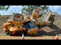 World Dangerous Idiots Bulldozer Heavy Equipment Operator Skill - Fastest Climbing Bulldozer Driving