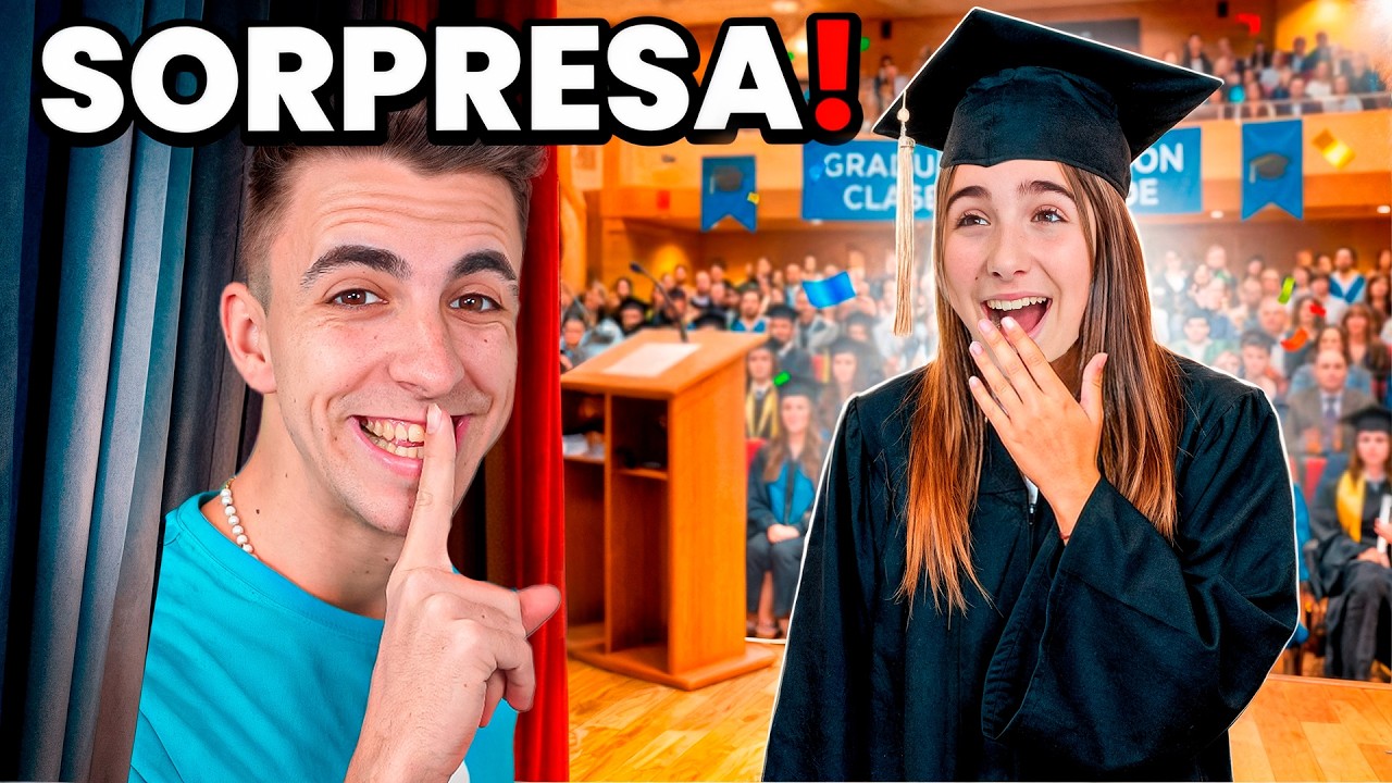 ME CUELO EN LA GRADUACION DE MI HERMANA Y ACABA LLORANDO...😭 ¡No se lo esperaba!