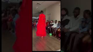 Jaz The Icon walking in “Jenesequoi ￼“ Lisa Nicole collection NYFW 2023 by Lisa Nicole Cloud